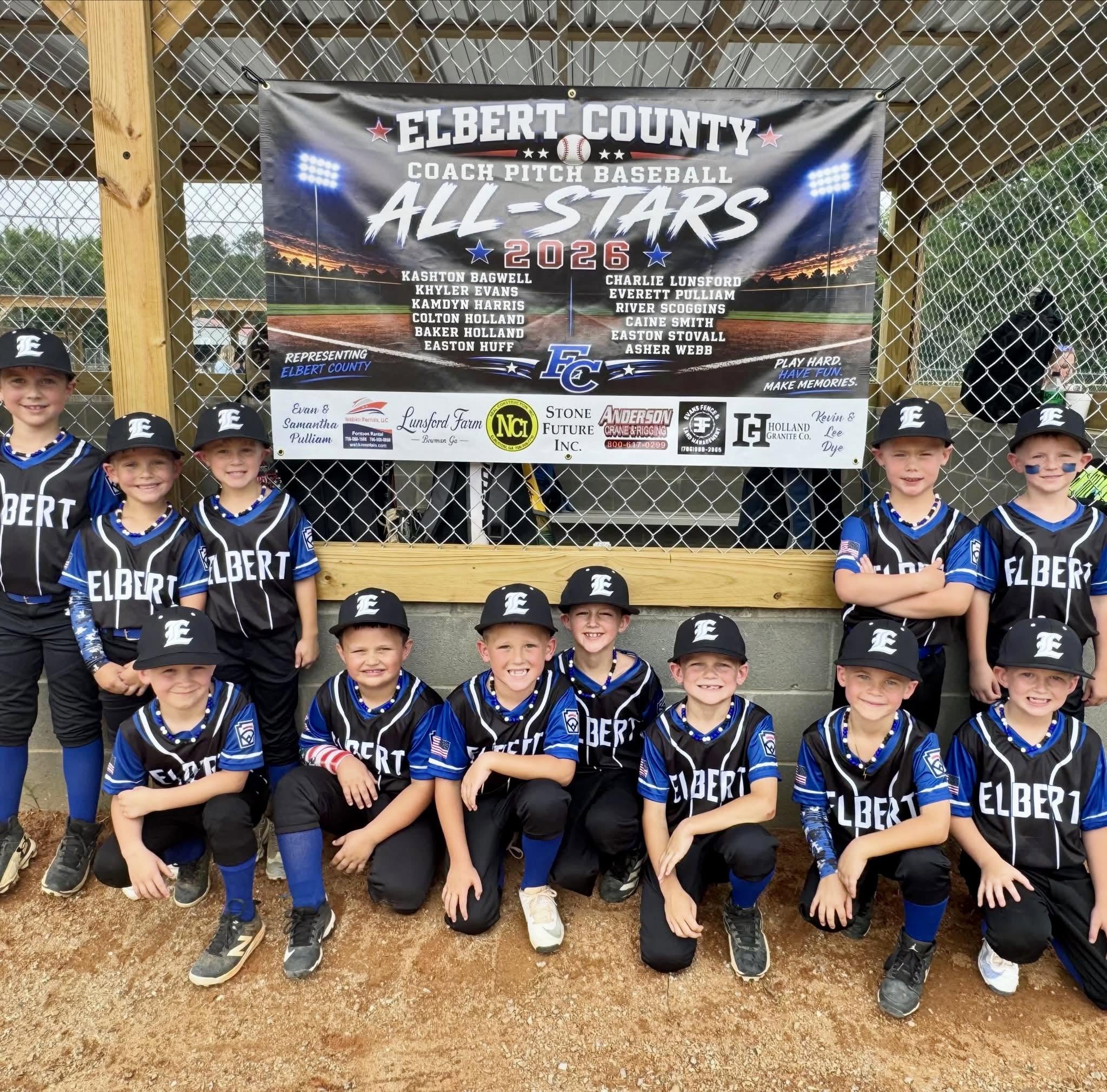 Photo courtesy of Elbert County Little League