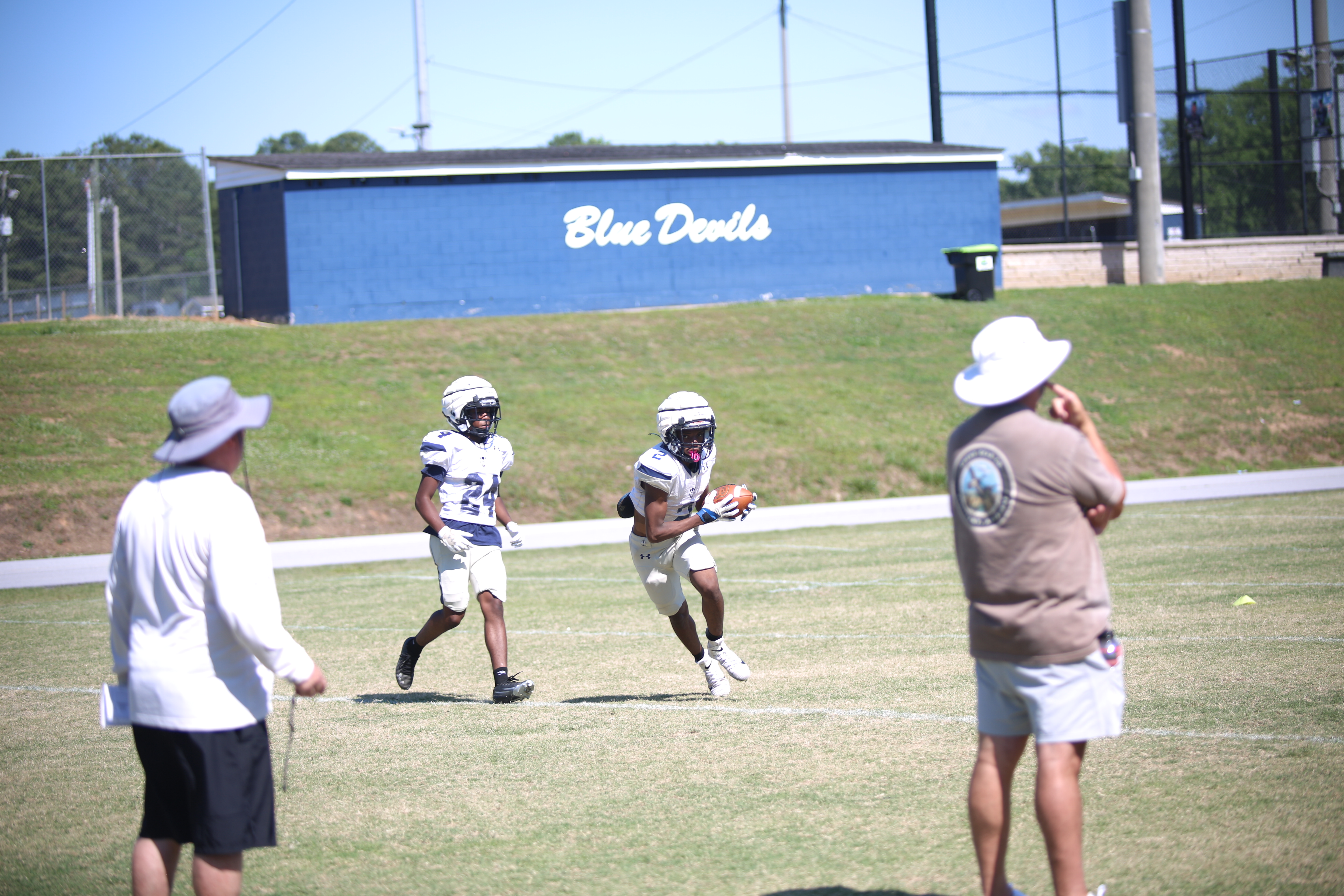 Tyler Turman (2) will be a featured part of Elbert County's rushing and receiving game this season. (Photo by Bo Underwood)