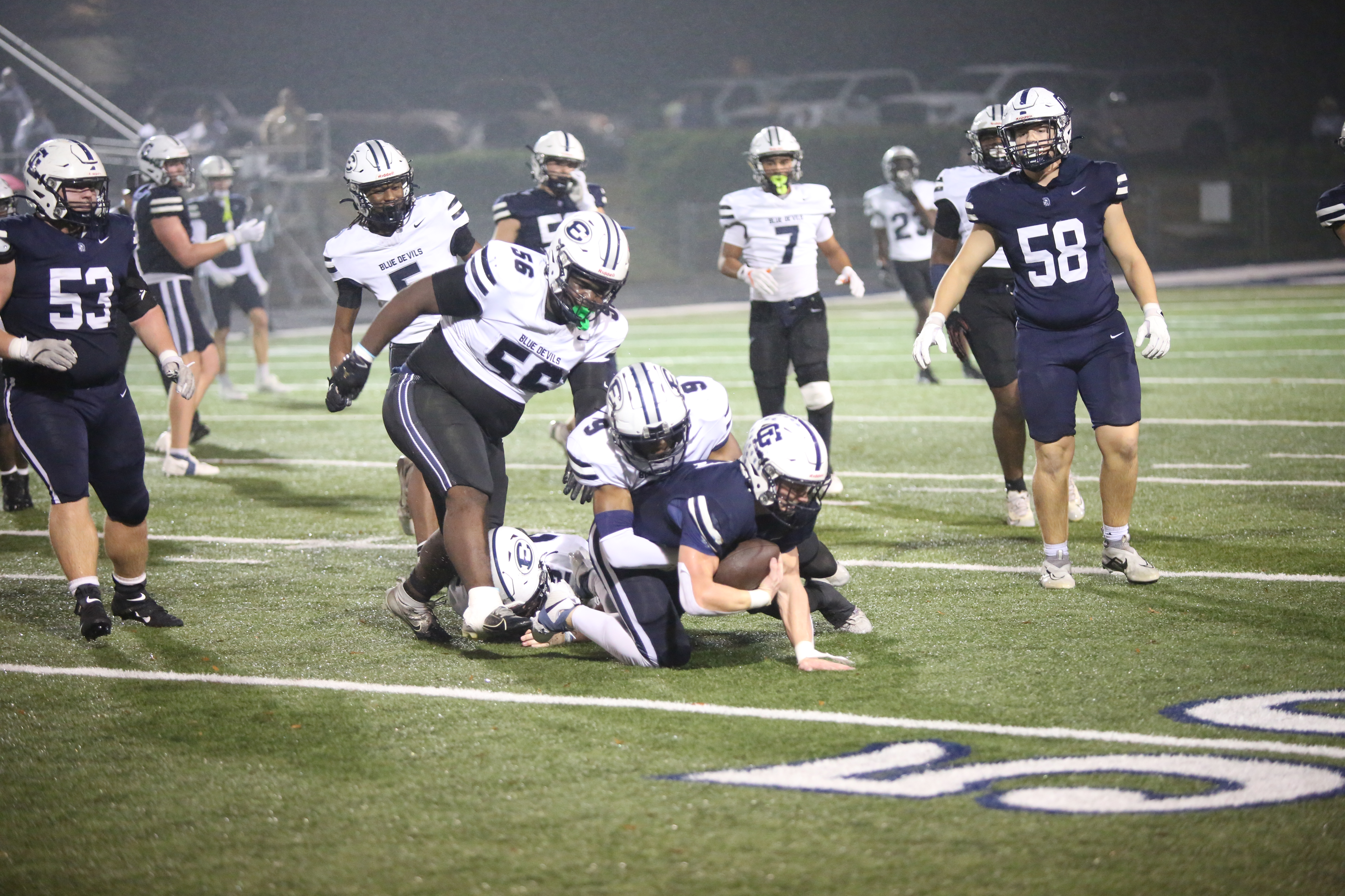 Braylen Huff (9) will anchor Elbert County's secondary this season. (Photo by Bo Underwood)