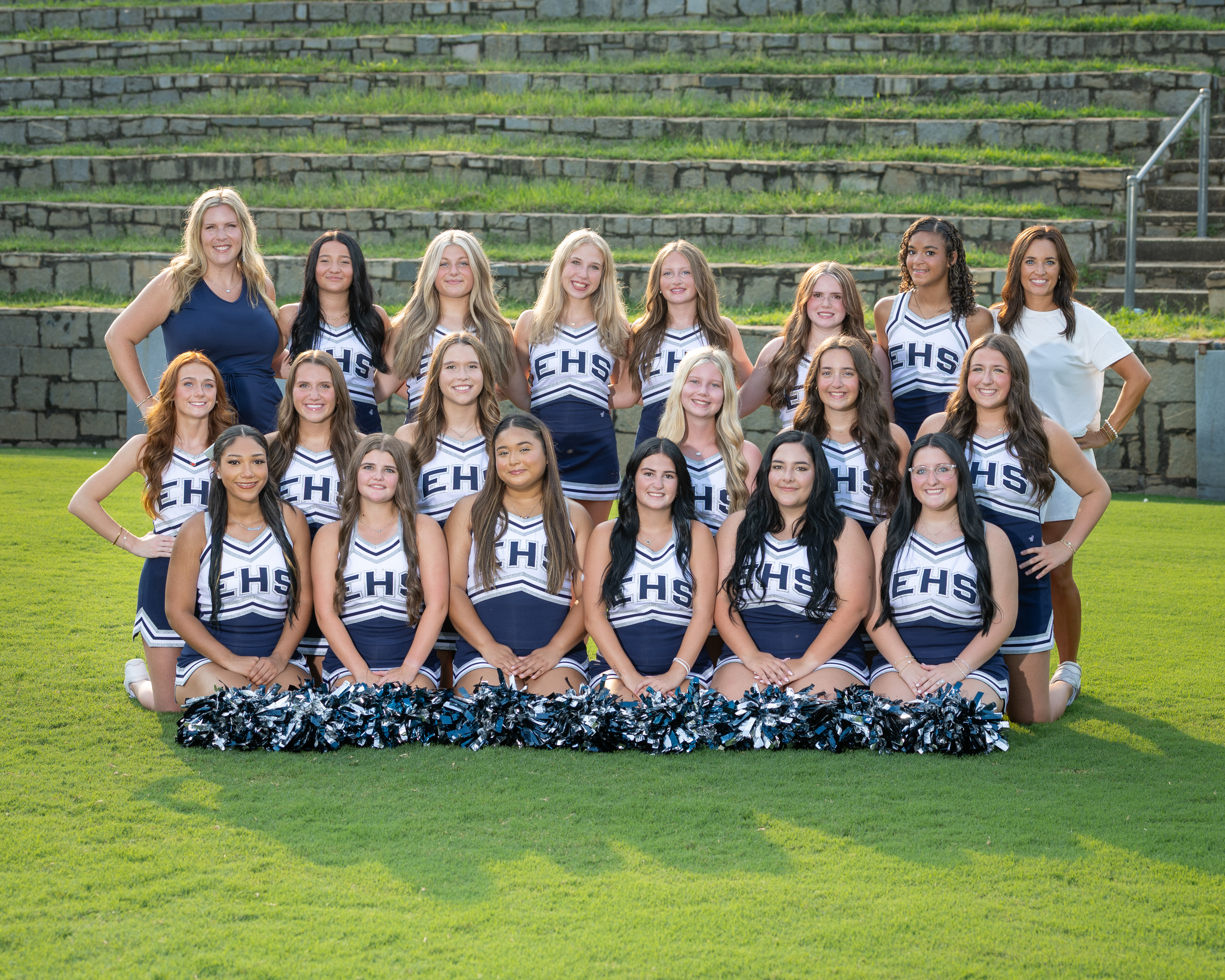 The 2026 Lady Devil cheer squad includes captain Alyssa Brown, co-captains Isabella Belli and Maya Alcalde, and Maddie Adamson, Jolee Ainsworth, Presley Bellew, Alyssa Brown, Matylee Brown, Bethany Burden, Riley Grace Collier, Grace Dixon, Allie Hulme, Sophie Lavender, Cassidy Montgomery, Juana Olvera, Olivia Paramore, Liberty Rousey, Kyler Shaw and Sequoia Singleton. The team is coached by Emma Hart and Kaitlin Walker. (Photo by Mercer Harris)