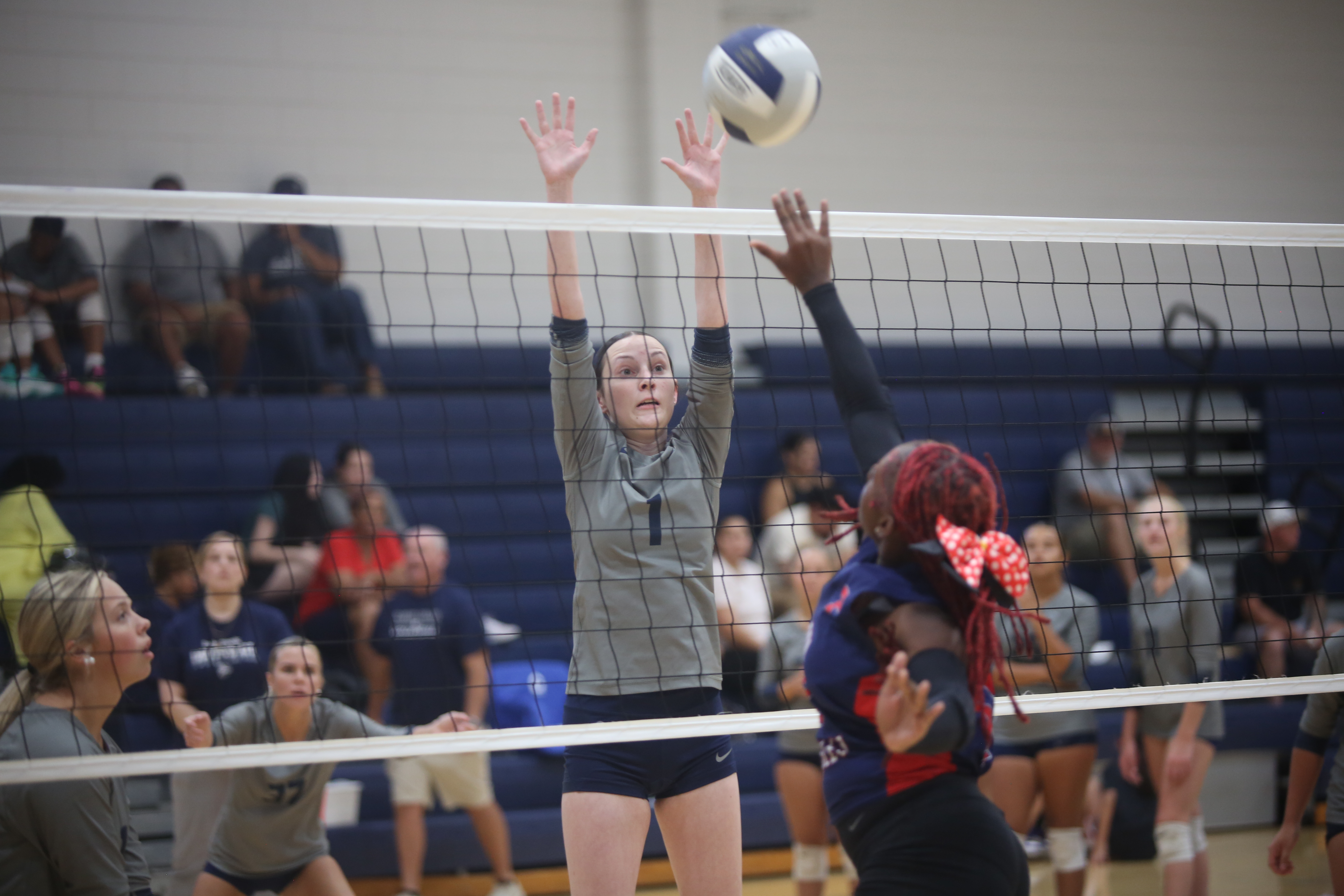 Head coach Anya Human said Peyton Roach (1) has played strong defense this year. (Photos by Bo Underwood)
