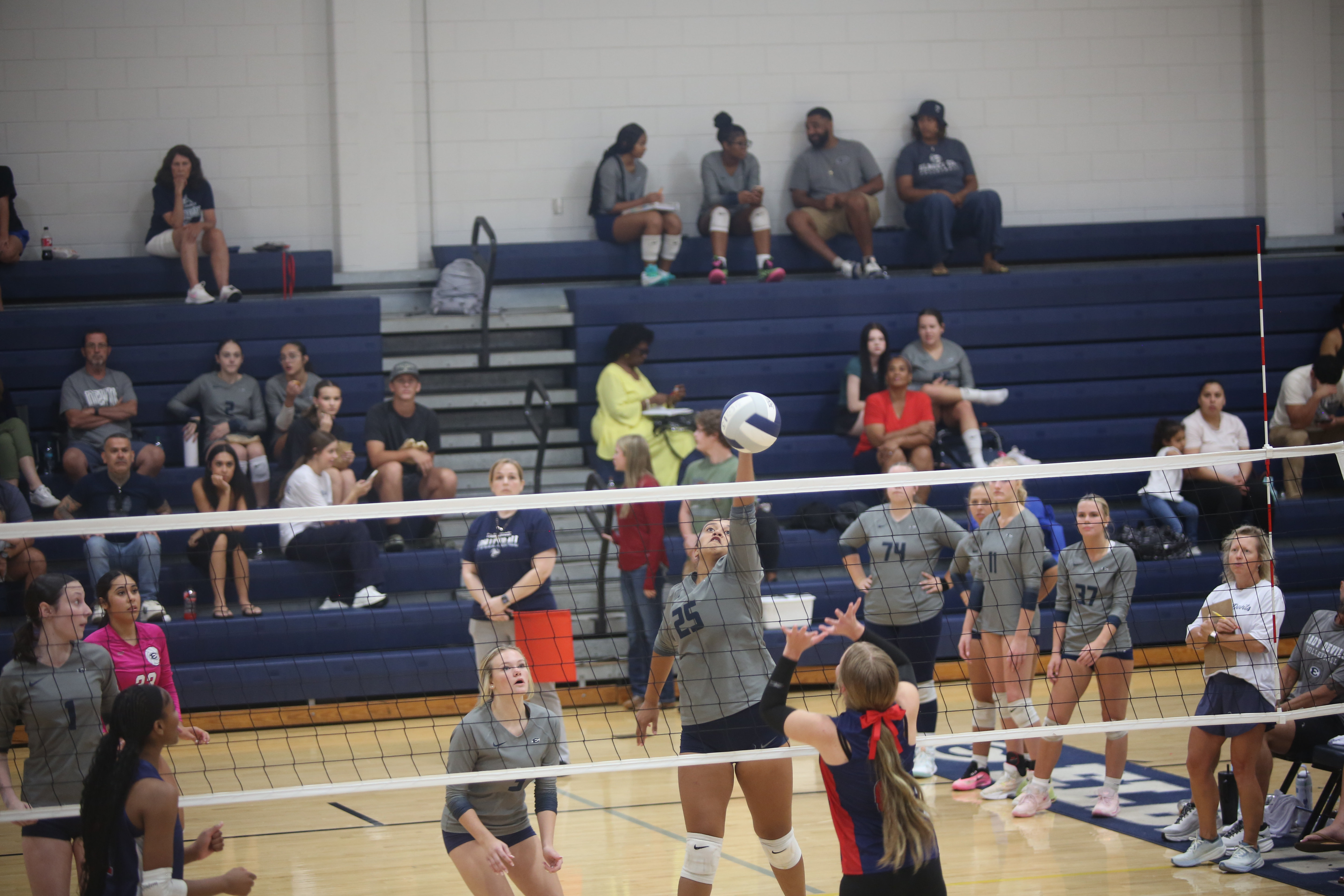 Melanie Badillo was honored at Elbert County volleyball’s senior night. (Photo by Bo Underwood)