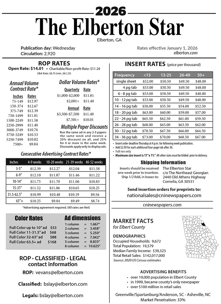 Rate Card