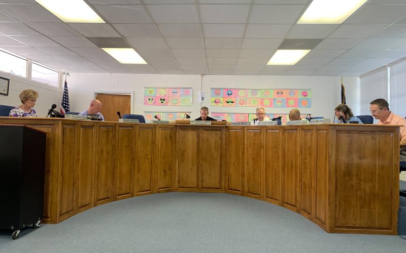 The Elbert County Board of Education approved a slight rollback millage increase Thursday in a called meeting. (Photo by Scoggins)