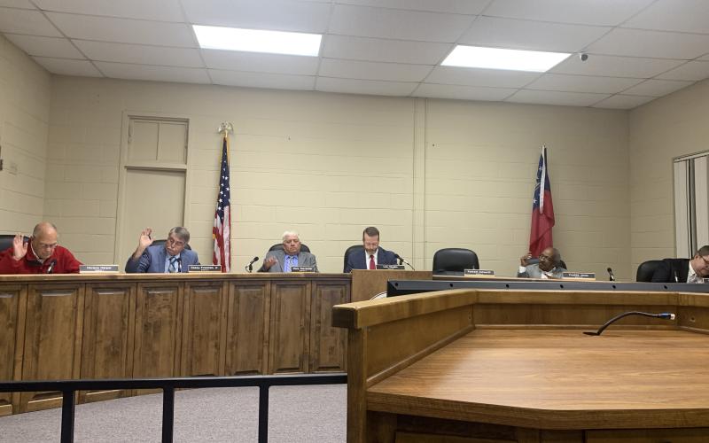 The Elbert County BOC at the regular monthly meeting Nov. 12.