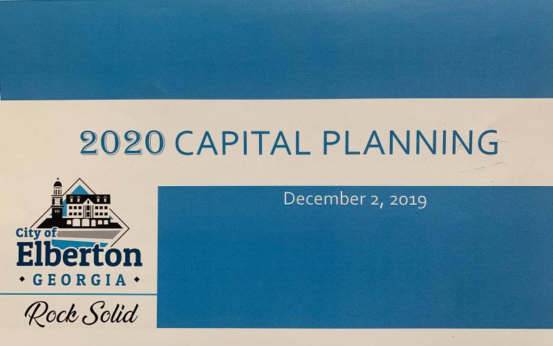 City Manager Lanier Dunn provided the council with a list of projects the city plans to start in 2020.