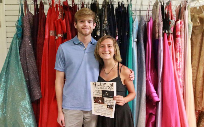 There’s going to be a prom - rather a “Brom,” after all! Madison Harpold and Ethan Cone say the June 27 event will be open to any student from any county that didn’t get to have a prom because of COVID-19. (Photo by Scoggins)