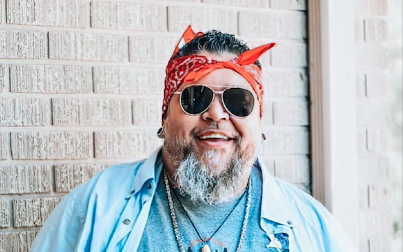 Elbert County native  Jason Tasi, pictured above, died unexpectedly almost one year ago. His life and artwork will be honored through an art exhibit hosted at the Elberton Arts Center Saturday, Oct. 16. The art show is free and open to the public. Donations and will be accepted and will be given, along with proceeds from the art sold at the event, to Tasi’s widow, Megan and their three children. (Photo courtesy of Danielle Smith)