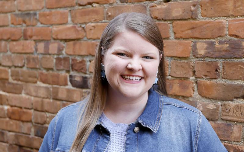 Reporter/media editor Rose Scoggins has been promoted to editor. (Photo by Evans)