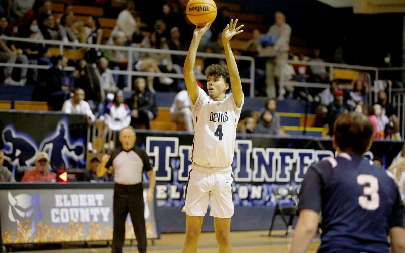 Kane Hughes was named the player of the game against East Forsyth after putting up 15 points for the Devils Nov. 27.