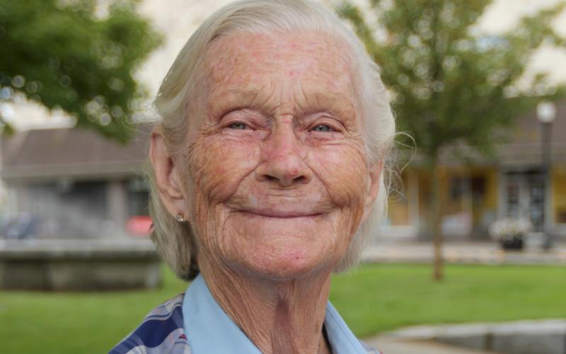 Mary Jean Smith helped start the Elbert County Farmer’s Market over 15 years ago on the downtown square. (Photos by Scoggins)