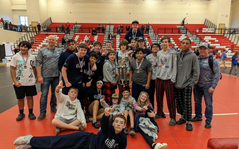 fElbert County Middle School's Mat Rams brought home a first place finish during the Bulldog Invitational hosted by Morgan County Dec. 17.