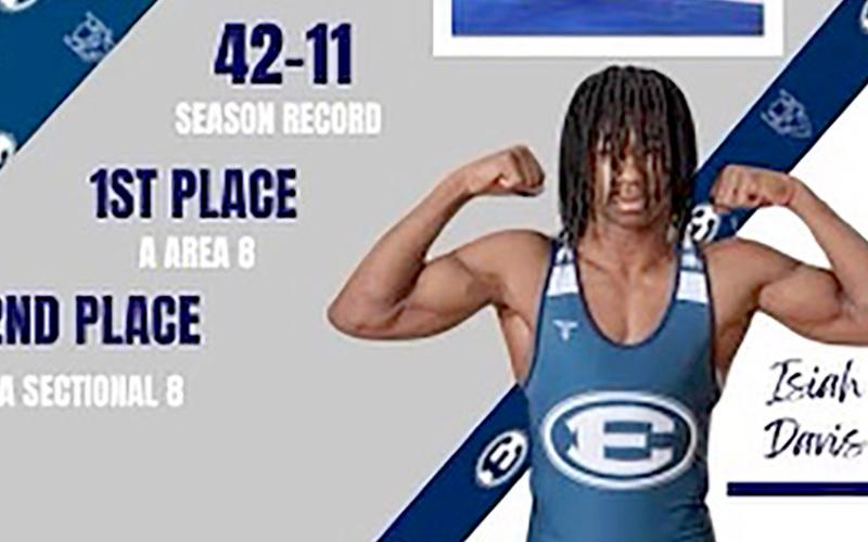 Junior Mat Devils Carter Fleming and Isaiah Davis finished fourth and fifth in the state during the GHSA state tournament Feb. 17.