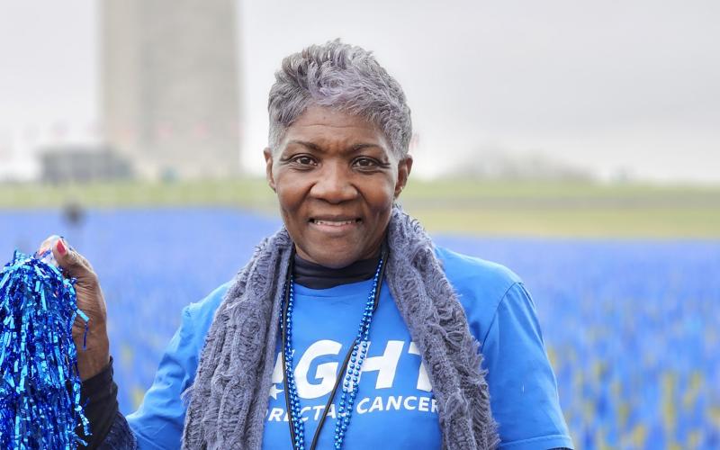 Colon cancer survivor and founder of the Elbert County Colon Cancer Support Group Pam Allen traveled to Washington, D. C. earlier this month to advocated for colorectal cancer research as part of Colon Cancer Awareness month.