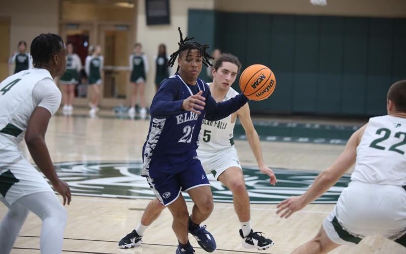 The Blue Devils, and senior Trustin Allen, wrapped up their season following a 75-51 loss against Darlington in the first round of the GHSA state playoffs Feb. 22. (File photo by Scoggins)