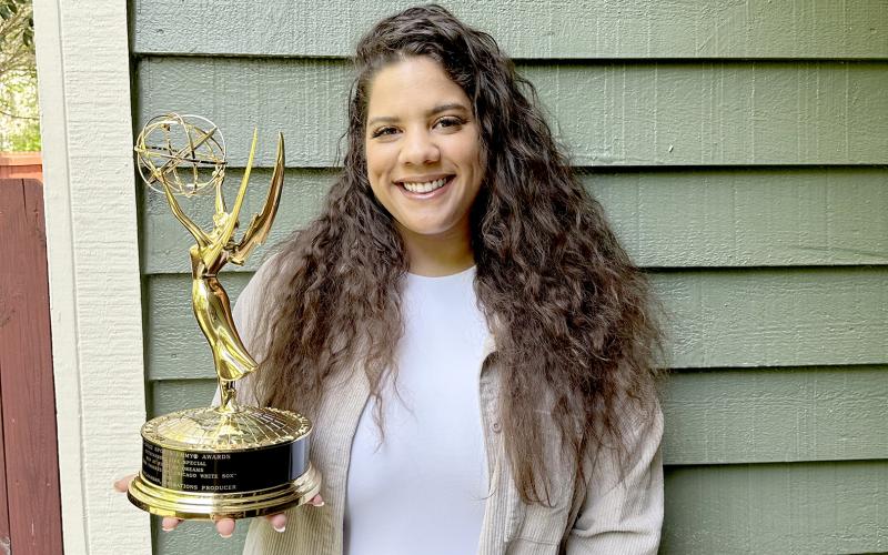Elbert County native Emily McLanahan won a coveted 2022 Emmy Award in the Oustanding Live Special category for her work with FOX Sports in 2021.