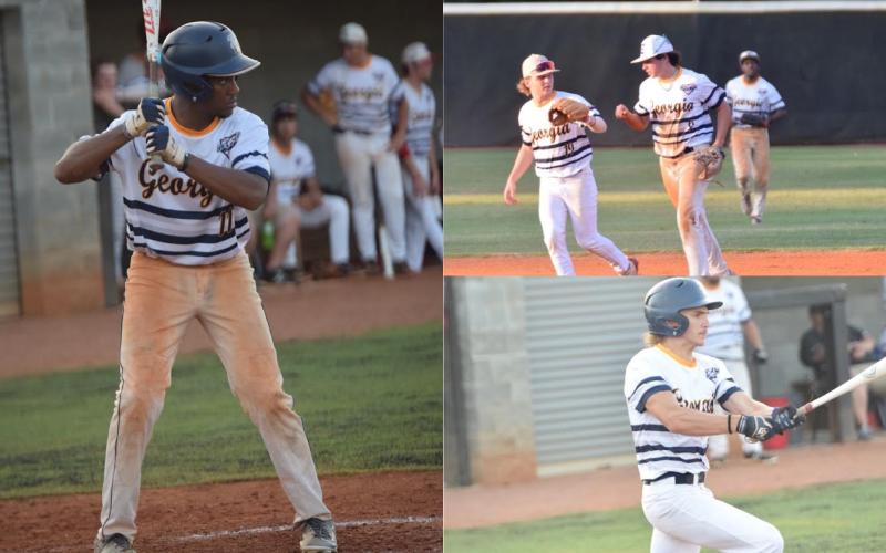 Members of Team Georgia during the 2023 FCA Georgia/South Carolina Baseball Classic at Emmanuel College included Elbert’s Landen Ingram, Canaan Browner and Brant Brady. The team included players from Elbert, Franklin, Hart, Lincoln, Madison and Oglethorpe counties. Devils Head Coach Lance Ingram led the team against students and coaches from South Carolina schools. (Photos by Shane Scoggins, Franklin County Citizen Leader)