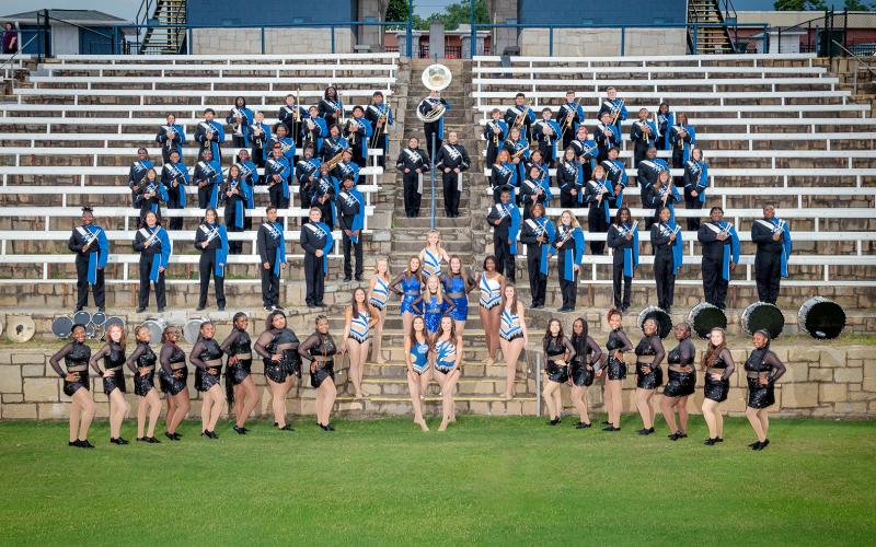 The Blue Devil Band is ready to kick off the 2023 season with their new performance named "In the Stone."