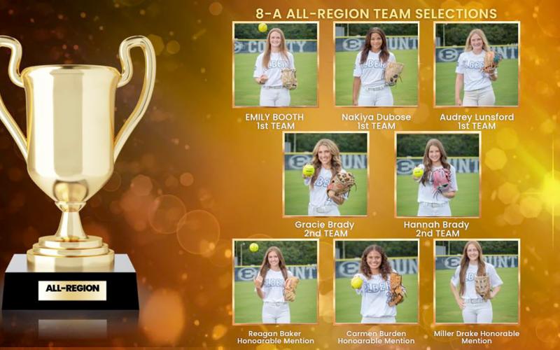 A total of five Lady Devils were named to the Region 8A DIvision 1 All-Region team while three additional Elbert athletes were named honorable mention. The all-region team is voted on by coaches from within the region.
