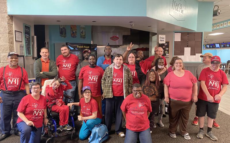 Pictured during the celebration are Renee Tucker, Jamie Hobbs, Yvonne Billings, Stephanie Maxwell, Major Baker, Max Chilian, Jim Blackmon, Montarius Harper, Taco Ardister, Joseph Lee, Patrick Armstrong, Brittany Carter, Brooks James, Tierra Hughes, Joyce Wilborn, Kyle Culbertson, Janice Smith, Ashley Grindle, Casey Stripland and Lee Durden.