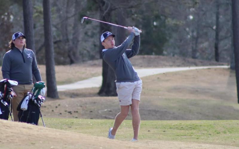 Madden Drake and Hayden Marunich are members of the 2024 Blue Devil golf team, who are looking to build on last year’s season that saw them finish with an individual state-runner up and the top finishing public school in their classification. (Photos courtesy of Elbert County Golf)