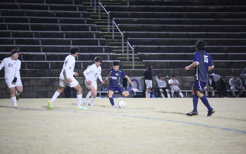 Pablo Medellin and Daniel Ezqueda led the Devils in scoring last week as they accounted for nine goals over the last two games. The two Devil soccer players also lead the team in scoring this season as they have combined for a total of 33 goals this year. (File photo by Wells)