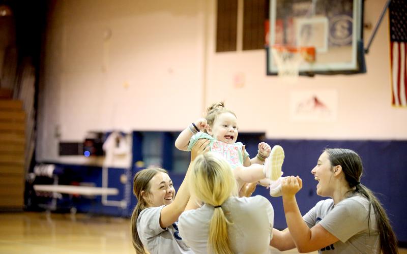 The Elbert County Lady Devil cheerleaders hosted their annual youth cheer camp June 17 through June 19. (Photo by Wells)