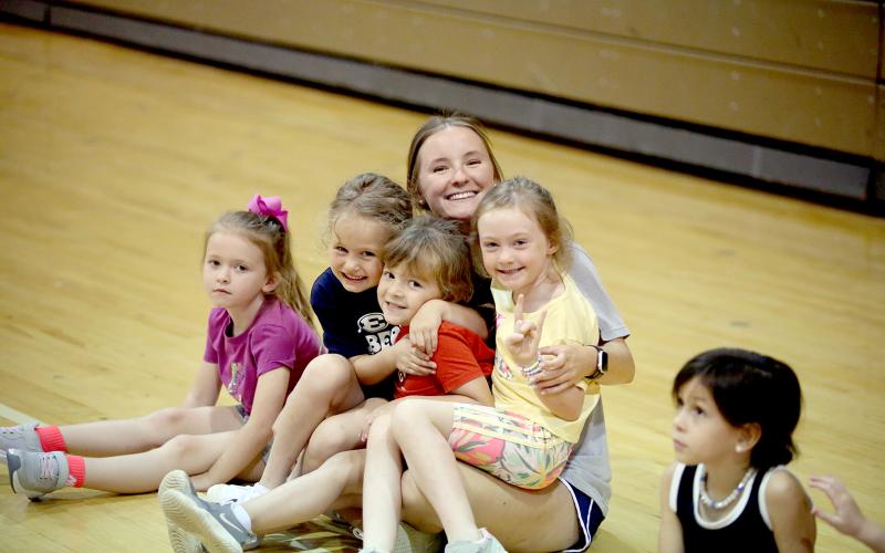 The Elbert County Lady Devil cheerleaders hosted their annual youth cheer camp June 17 through June 19. (Photo by Wells)