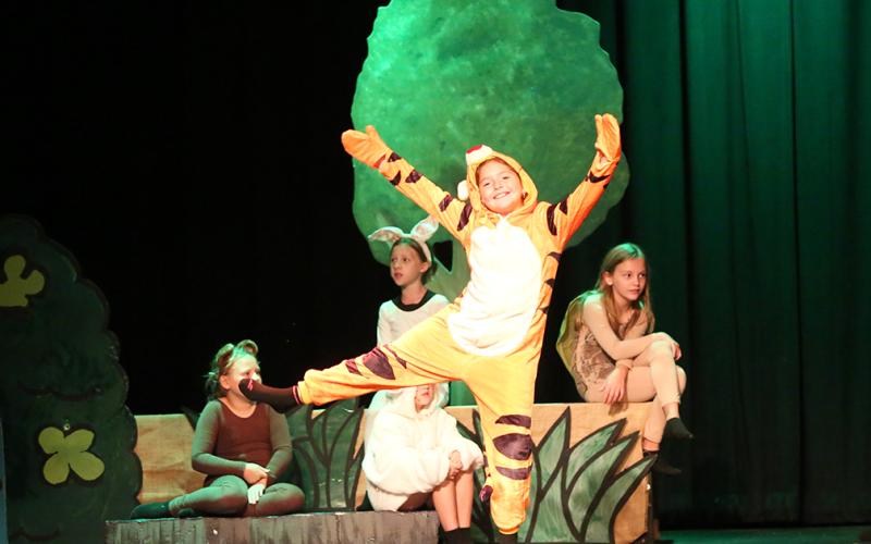“The Wonderful Thing About Tiggers”  in this production was  Rease McElroy. (Photo by Wells)