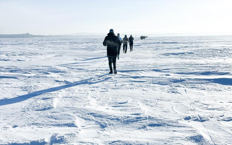 The lake at -35 degrees. (Photo submitted by Anna Kubas)