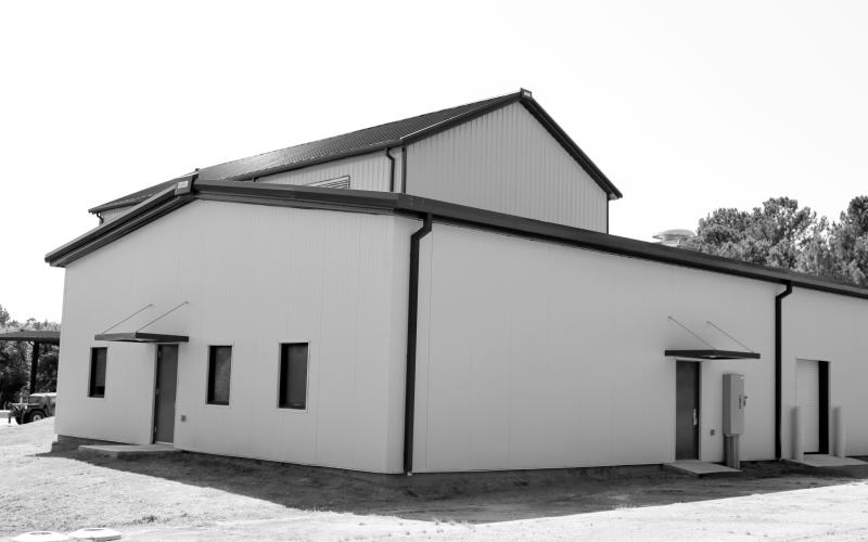 The new Headquarters Battery multipurpose building houses classrooms and a workout room. (Photo by Weeks)
