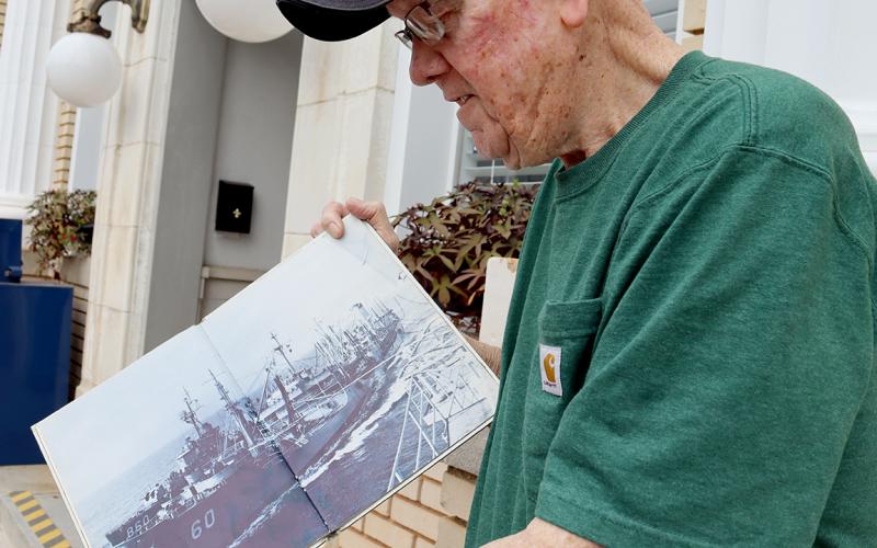 As Veteran's Day approaches, Elbert County residents and Navy veteran Hudson Cone reflects on their military service. (Photo by Weeks)