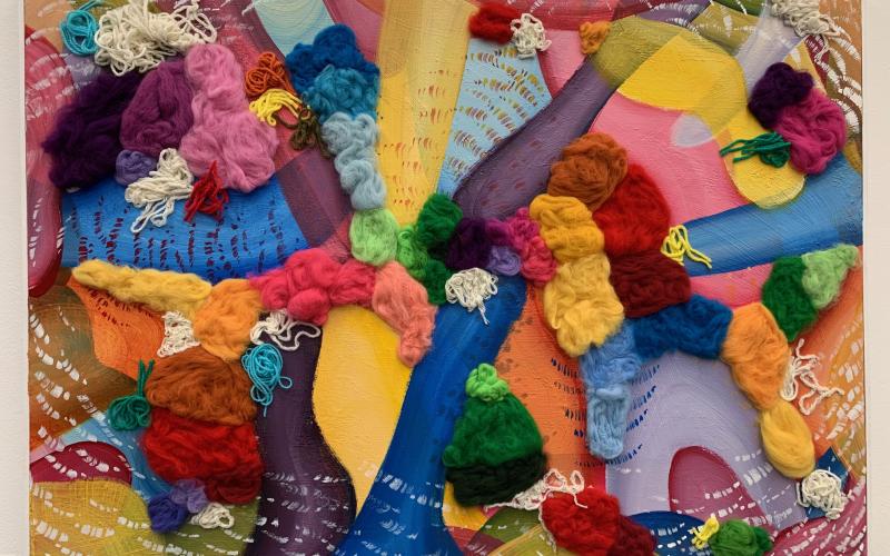 Photos of Alyssa Childers' art by Kennedy Ray