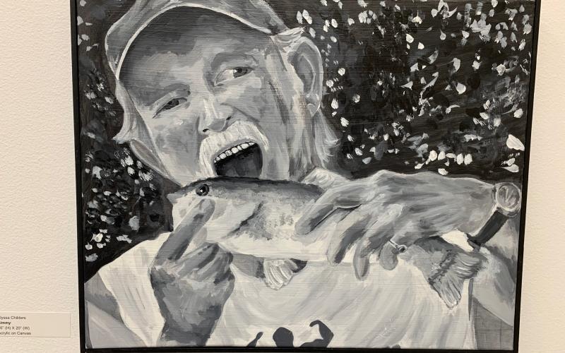 Photos of Alyssa Childers' art by Kennedy Ray
