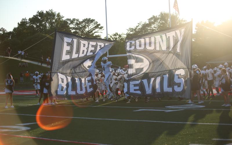 The Elbert County Blue Devils football team is scheduled to face Gordon Lee in the first round of the playoffs Nov. 15. (File photo by Wells)