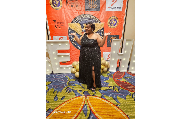 Marquitta Rucker was recently honored in Atlanta by President Joe Biden and Vice President Kamala Harris with the 2024 Presidential Lifetime Achievement Award. (Photo submitted by Marquitta Rucker)