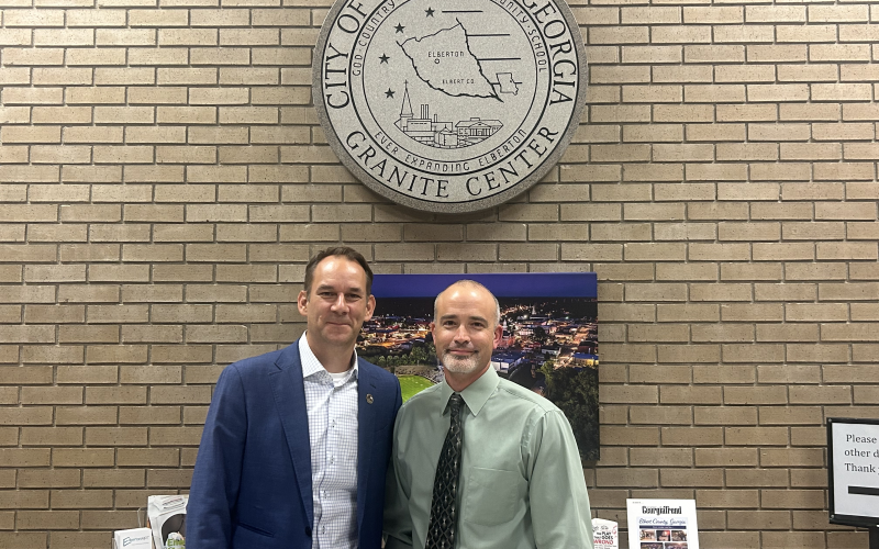 Mayor Daniel Graves with Eavenson
