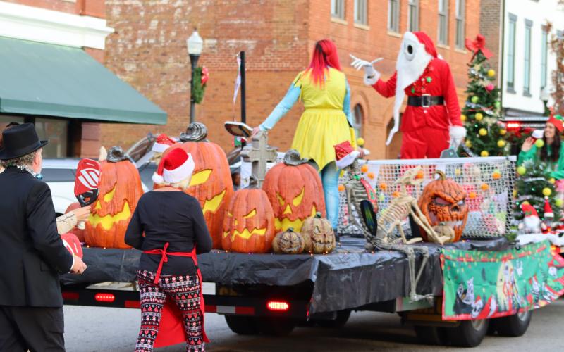 Elberton Pickleball &amp; Social Club tied for third place with their tribute to “The Nightmare Before Christmas.” (Photo by Weeks)