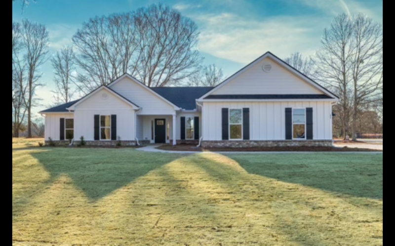 Developer Caleb Musser provided two examples of the types of single-family homes which would be built in the proposed Brookhaven Subdivision.
