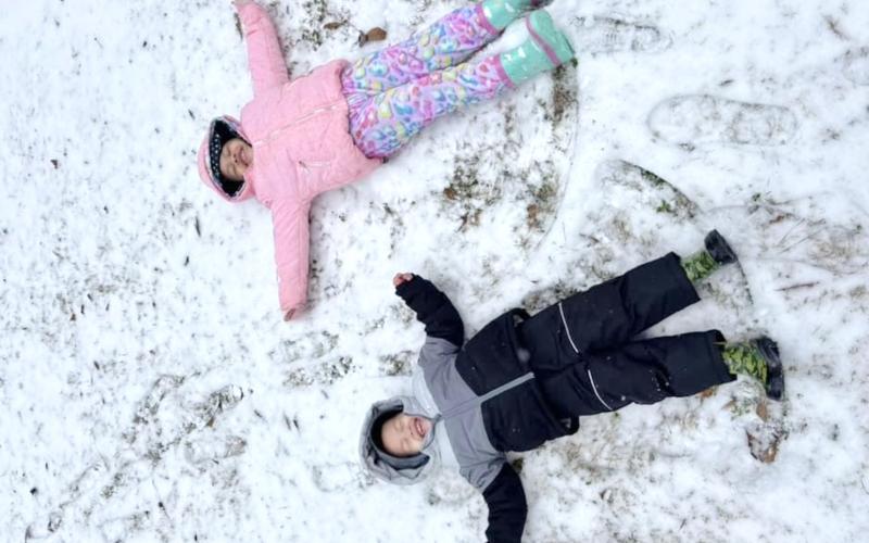 Kashton and Kensley Sims in Elberton. (Photo submitted by Allie Taylor)