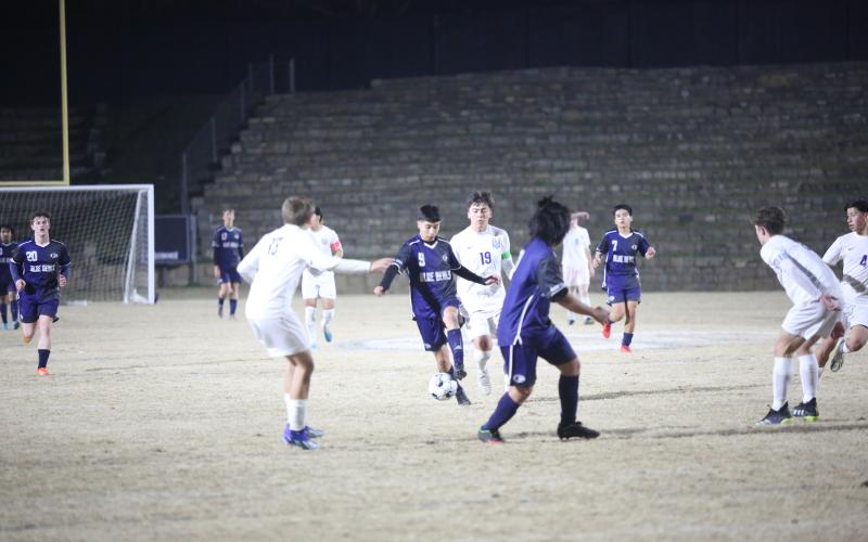Elbert County's Lady Devils soccer team picked up their second win of the season with a 3-2 shootout win over Franklin County Feb. 24, improving their record to 2-1 on the season. (File photos by Wells)