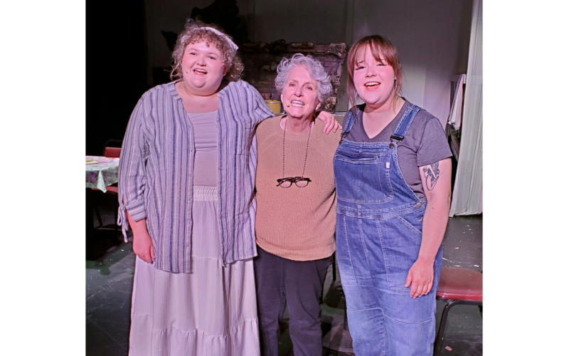 Emma Williams, Karen Hardy and Madison Clements. (Photo submitted by Tony King)
