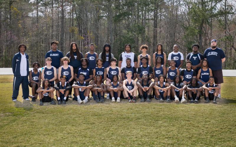 The Elbert County Comprehensive High School boys track team (Photo by Mercer Harris)