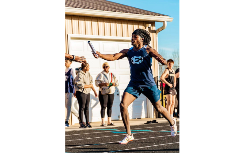 Jacari Barnett and the Elbert County Blue Devils track team finished second overall in the Region 8A Divison 1 Championship meet April 21 through 23. The Lady Devils also came away with a seocnd-place region finish.