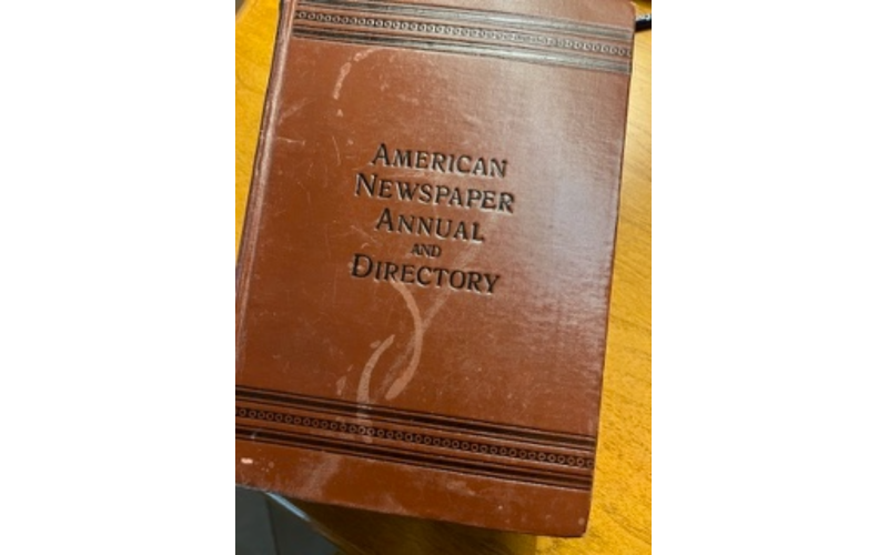 1926 Newspaper Directory