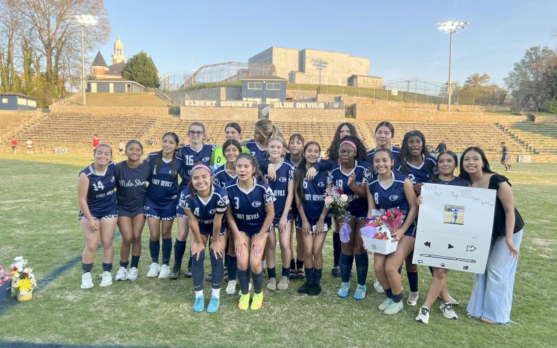 The Elbert County Lady Devils fell to No. 1 seed Bremen in the second round of the GHSA State Playoffs May 1. (Photo courtesy of Kennedy Ray)