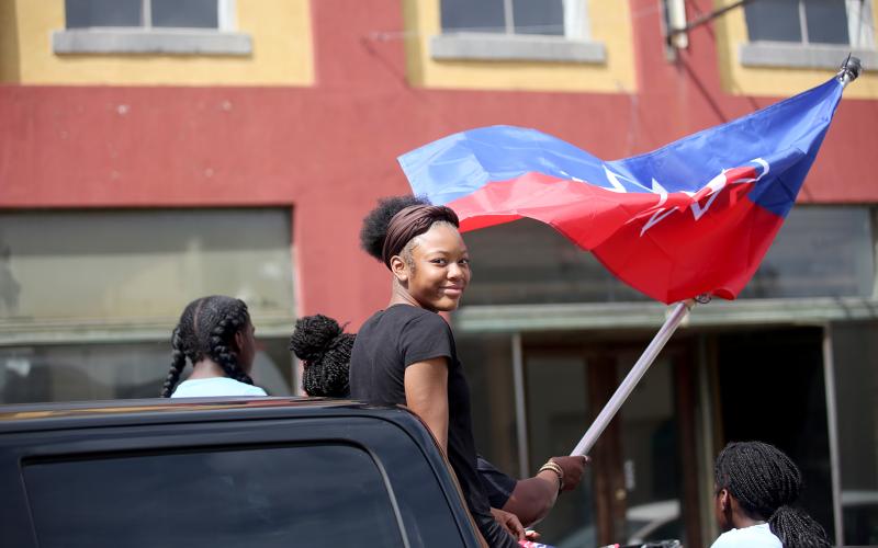 The Jim-Ree Museum hosted their annual Juneteenth celebration on the downtown square June 14. The celebration included their inaugural parade featuring numerous organizations, and a festival on the square that included local vendors and live music. (Photo by Wells)