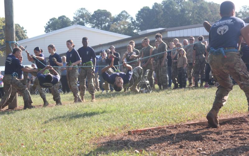 Elbert County Comprehensive High School’s JROTC Raiders hosted their annual home meet Oct. 18. (Photo by Mark Wells)