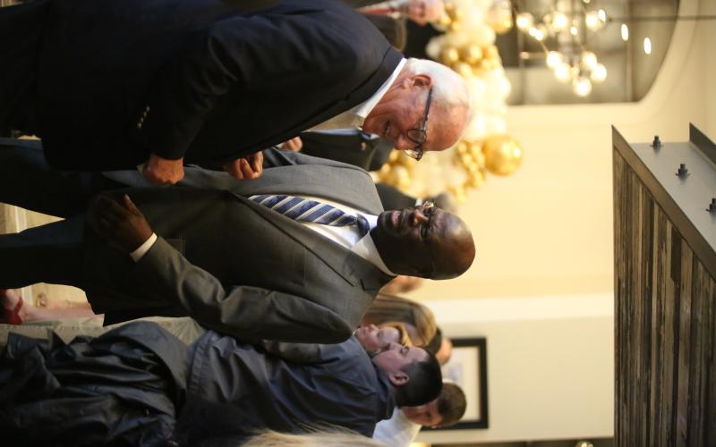 The Southeastern Power Administration celebrated its 75th anniversary with a dinner at the historic Samuel Elbert Hotel Oct. 27. The event included a cocktail hour, followed by a dinner and comments from a host of important speakers. (Photos by Mark Wells)