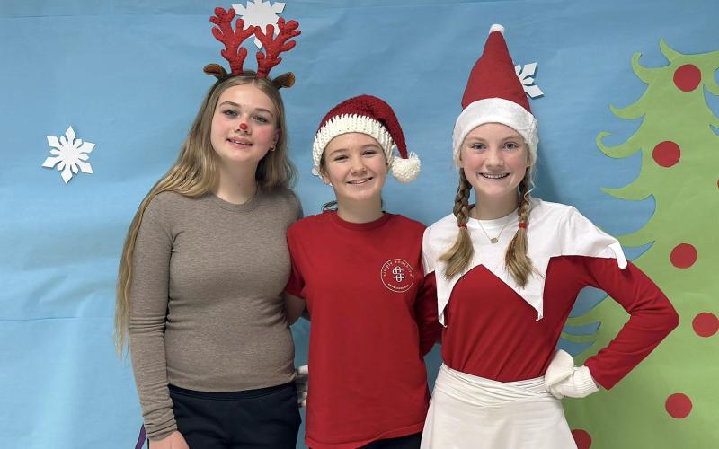 Elbert County School District (ECSD) went off to Christmas break in style as students around the county donned their "Christmas best." Students and teachers at Elbert County Primary School, Elbert County Elementary School, Elbert County Middle School and Elbert County Comprehensive High School dressed up for various themed days as the break drew nearer. ECSD's Christmas break began Dec. 19 and is scheduled to end Jan. 5, 2026. (Photo courtesy of Elbert County Middle School)